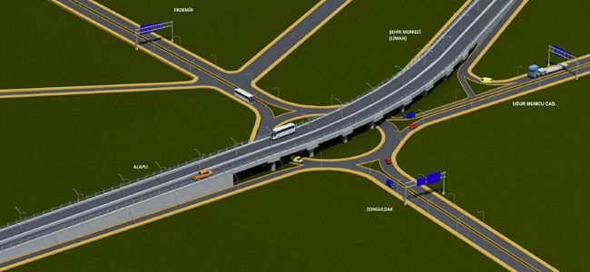 DEVREK YOL AYRIMI KÖPRÜLÜ KAVŞAK PROJESİ İHALESİ TAMAMLANDI